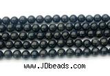 CAE322 15.5 inches 8mm round astrophyllite gemstone beads