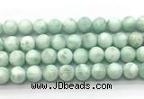 CAS304 15.5 inches 12mm round snowflake angelite gemstone beads