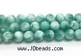 CAS336 15.5 inches 18mm round peacock angelite gemstone beads