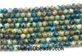 CAZ16 15.5 inches 6mm round azurite gemstone beads