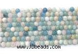 CMG501 15.5 inches 6mm round morganite gemstone beads