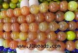 AGBS120 15 inches 14mm round agate gemstone beads wholesale