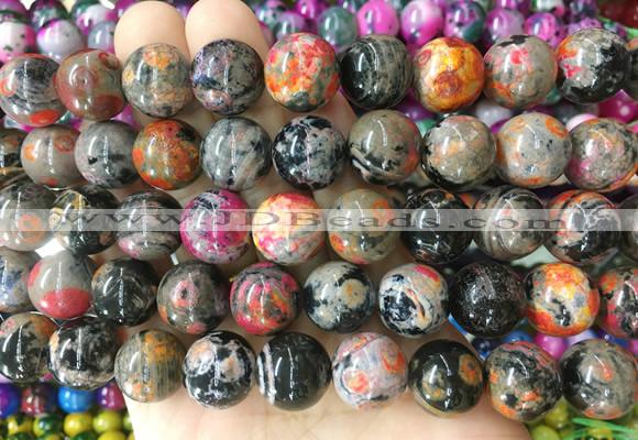 AGBS145 15 inches 14mm round agate gemstone beads wholesale