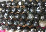 AGBS165 15 inches 16mm faceted round agate gemstone beads wholesale