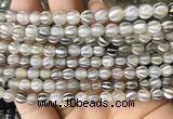 AGBS171 15 inches 6mm round tibetan dzi agate beads wholesale