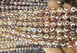 AGBS179 15 inches 6mm round tibetan dzi agate beads wholesale