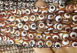 AGBS181 15 inches 10mm round tibetan dzi agate beads wholesale