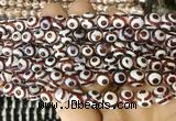 AGBS184 15 inches 8mm round tibetan dzi agate beads wholesale