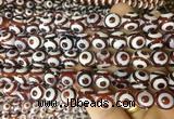 AGBS185 15 inches 10mm round tibetan dzi agate beads wholesale