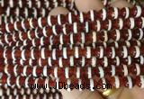 AGBS187 15 inches 6mm round tibetan dzi agate beads wholesale