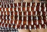 AGBS188 15 inches 8mm round tibetan dzi agate beads wholesale