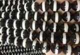 AGBS195 15 inches 12mm round tibetan dzi agate beads wholesale