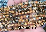 AGBS200 15 inches 6mm round tibetan dzi agate gemstone beads