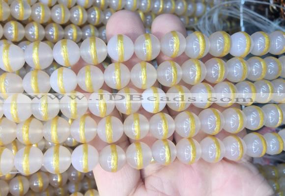 AGBS222 15 inches 10mm round tibetan dzi agate gemstone beads