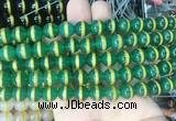 AGBS224 15 inches 10mm round tibetan dzi agate gemstone beads