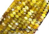 AGBS25 15 inches 5*8mm faceted rondelle banded agate beads wholesale