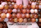 AGBS64 15 inches 12mm round orange botswana agate beads