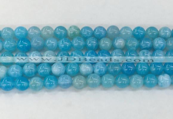 AGBS81 15 inches 8mm round blue fire agate beads wholesale