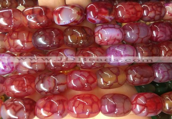 AGBS86 15 inches 13*18mm drum agate gemstone beads wholesale