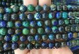 AZBS07 15 inches 8mm round azurite gemstone beads wholesale