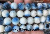 BIBS12 15 inches 14mm round blue ice glacierite stone beads wholesale