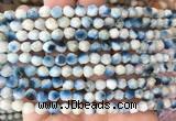 BIBS14 15 inches 6mm faceted nuggets blue ice glacierite stone beads wholesale