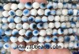 BIBS15 15 inches 8mm faceted nuggets blue ice glacierite stone beads wholesale