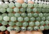 BLBS04 15 inches 10*11mm bell green aventurine jade beads wholesale