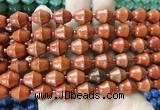 BLBS17 15 inches 10*11mm bell red jasper beads wholesale