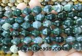 BLBS26 15 inches 10*11mm bell moss agate beads wholesale