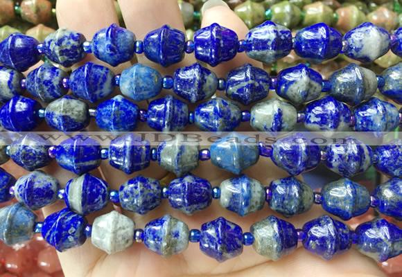 BLBS30 15 inches 10*11mm bell lapis lazuli beads wholesale