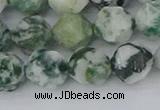 CAA1023 15.5 inches 12mm faceted nuggets tree agate beads