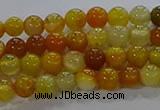 CAA1040 15.5 inches 4mm round dragon veins agate beads wholesale