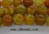 CAA1043 15.5 inches 10mm round dragon veins agate beads wholesale