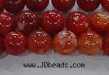 CAA1048 15.5 inches 10mm round dragon veins agate beads wholesale