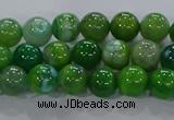 CAA1066 15.5 inches 6mm round dragon veins agate beads wholesale