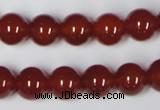 CAA112 15.5 inches 10mm round red agate gemstone beads wholesale