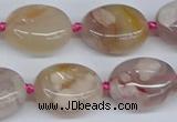 CAA1120 15.5 inches 15*20mm nuggets sakura agate gemstone beads