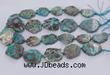 CAA1160 15.5 inches 20*25mm - 35*45mm freeform ocean agate beads