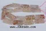 CAA1167 15.5 inches 22*40mm rectangle sakura agate gemstone beads