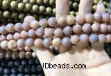 CAA1313 15.5 inches 10mm round matte plated druzy agate beads