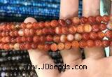 CAA1567 15.5 inches 6mm round banded agate beads wholesale