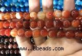 CAA1570 15.5 inches 12mm round banded agate beads wholesale