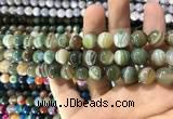 CAA1587 15.5 inches 10mm round banded agate beads wholesale