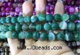 CAA1594 15.5 inches 12mm round banded agate beads wholesale