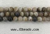 CAA1816 15.5 inches 16mm round banded agate gemstone beads