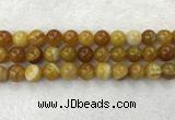 CAA1856 15.5 inches 16mm round banded agate gemstone beads