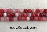 CAA1894 15.5 inches 12mm round banded agate gemstone beads