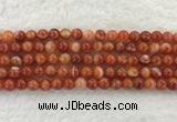 CAA1902 15.5 inches 8mm round banded agate gemstone beads