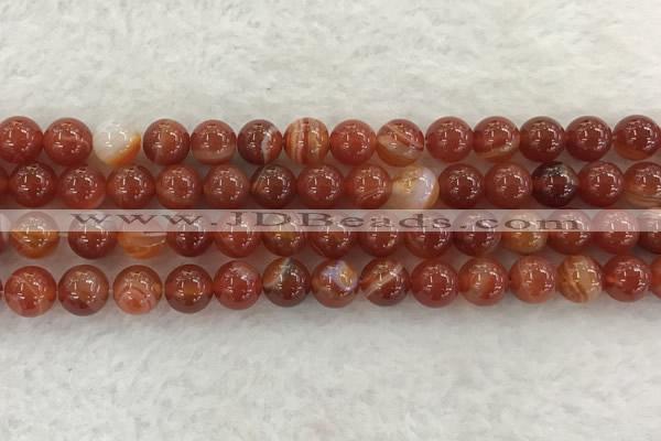 CAA1903 15.5 inches 10mm round banded agate gemstone beads